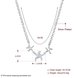 Wholesale Trendy Silver 3 Starfish Animal Necklace TGSPN535 0 small