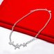 Wholesale Trendy Silver 3 Starfish Animal Necklace TGSPN535 1 small