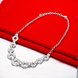 Wholesale Trendy Silver Geometric Wave Necklace TGSPN546 1 small