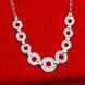 Wholesale Trendy Silver Geometric Wave Necklace TGSPN546 3 small