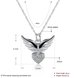 Wholesale Trendy Silver Heart CZ Necklace TGSPN536 0 small