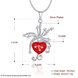 Wholesale Fashion Silver Arrow Heart Crystal Necklace TGSPN407 0 small