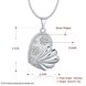 Wholesale Trendy Silver Fish Crystal Necklace TGSPN449 0 small