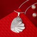 Wholesale Trendy Silver Fish Crystal Necklace TGSPN449 2 small