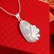Wholesale Trendy Silver Fish Crystal Necklace TGSPN449 3 small