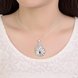 Wholesale Trendy Silver Fish Crystal Necklace TGSPN449 4 small