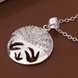 Wholesale Trendy Silver Round CZ Necklace TGSPN430 3 small