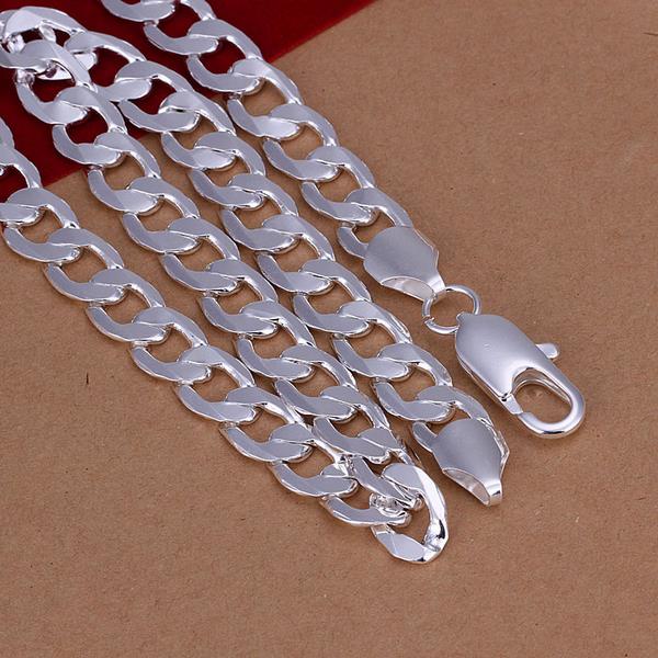 Wholesale Trendy Silver Round Necklace TGSPN485 0