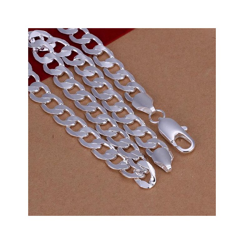 Wholesale Trendy Silver Round Necklace TGSPN485 0