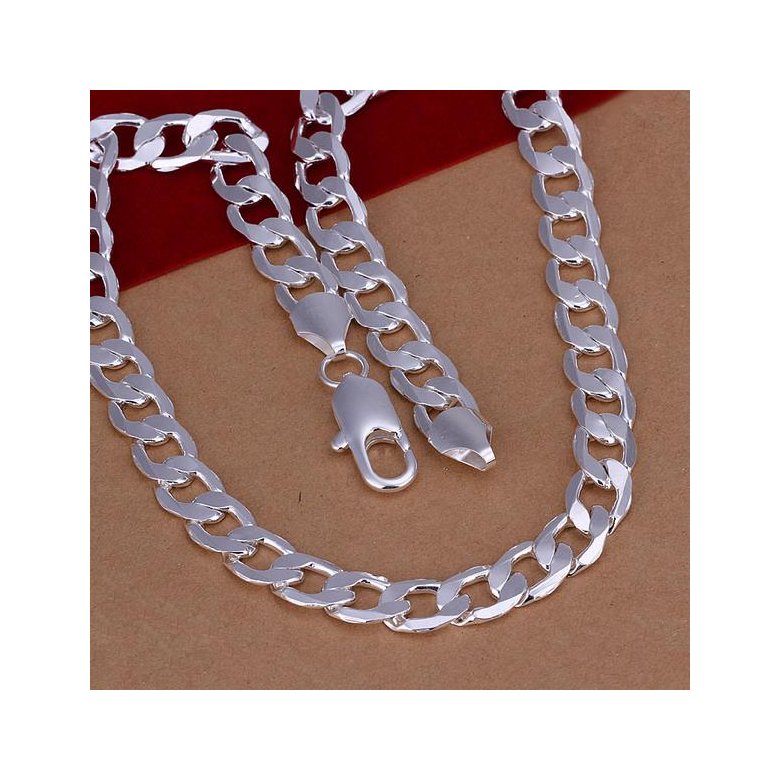 Wholesale Trendy Silver Round Necklace TGSPN485 1