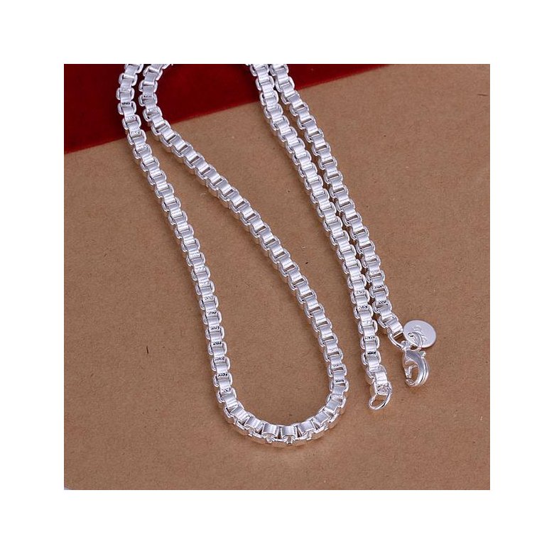 Wholesale Cute Silver Geometric Necklace TGSPN505 1