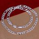 Wholesale Classic Silver Round Necklace TGSPN510 0 small