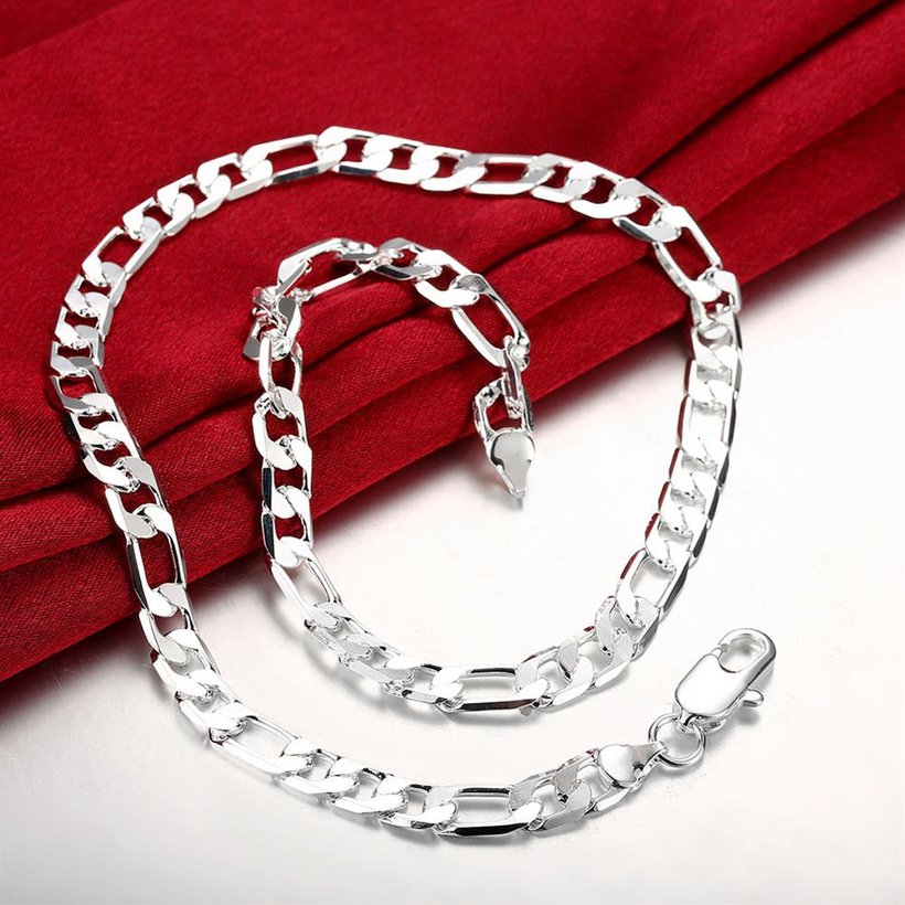 Wholesale Classic Silver Round Necklace TGSPN510 3