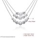 Wholesale Romantic Silver Round Necklace TGSPN519 1 small