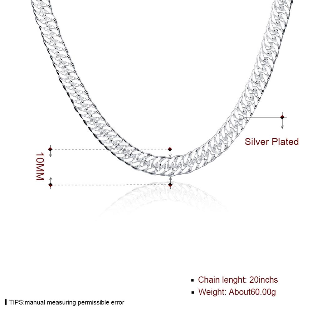 Wholesale Romantic Silver Key Necklace TGSPN562 1