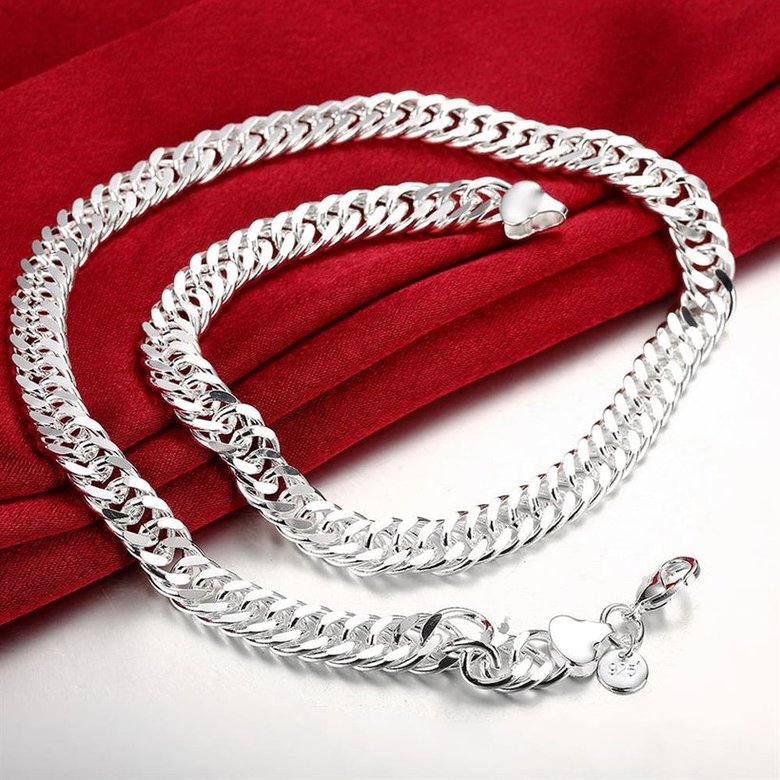 Wholesale Romantic Silver Key Necklace TGSPN562 2