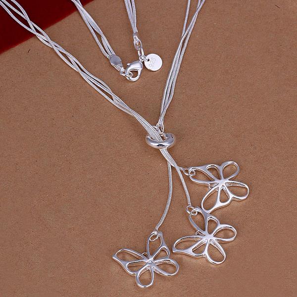 Wholesale Classic Silver Animal Necklace TGSPN565 0