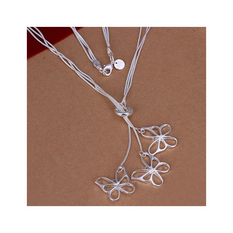 Wholesale Classic Silver Animal Necklace TGSPN565 0