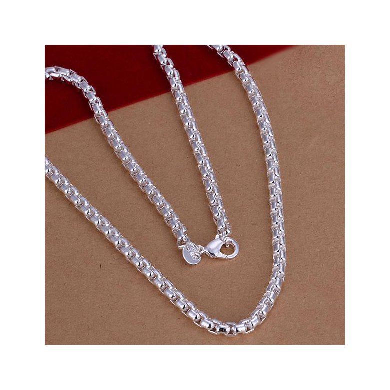 Wholesale Trendy Silver Geometric Necklace TGSPN592 0