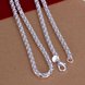 Wholesale Trendy Silver Geometric Necklace TGSPN592 1 small