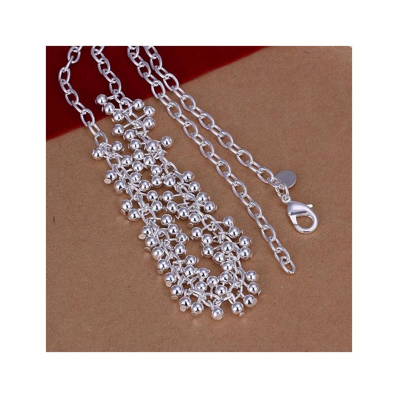 Wholesale Romantic Silver Ball Necklace TGSPN606 1