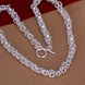 Wholesale Romantic Silver Round Necklace TGSPN615 0 small