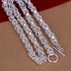 Wholesale Romantic Silver Round Necklace TGSPN615 1 small