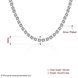 Wholesale Classic Silver Round Necklace TGSPN619 0 small