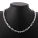 Wholesale Classic Silver Round Necklace TGSPN619 4 small