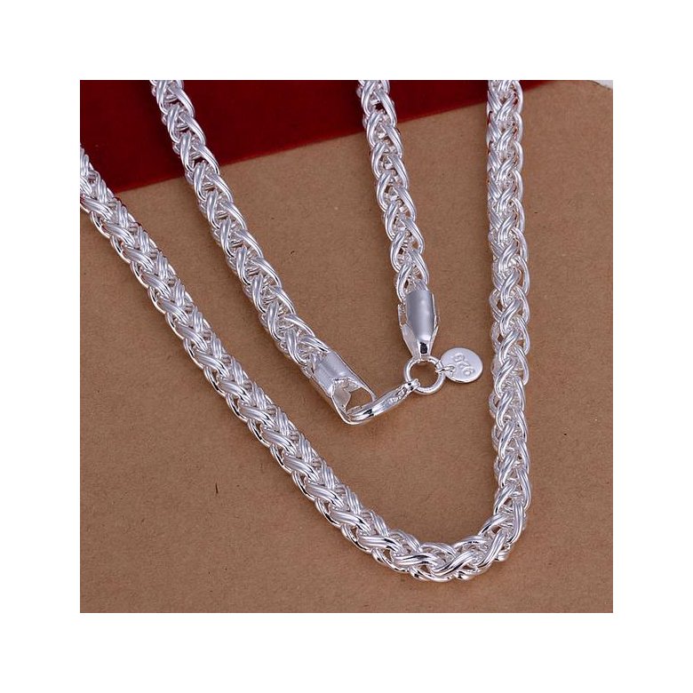 Wholesale Romantic Silver Face Necklace TGSPN624 0