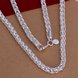 Wholesale Romantic Silver Face Necklace TGSPN624 0 small