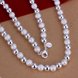 Wholesale Classic Silver Ball Necklace TGSPN627 0 small