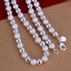 Wholesale Classic Silver Ball Necklace TGSPN627 1 small