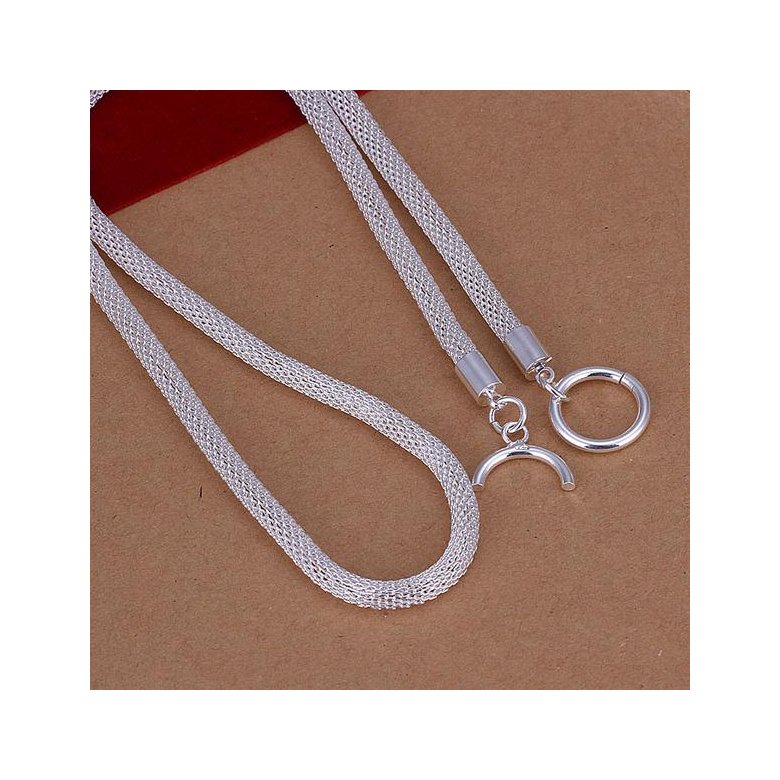 Wholesale Romantic Silver Heart Necklace TGSPN630 0