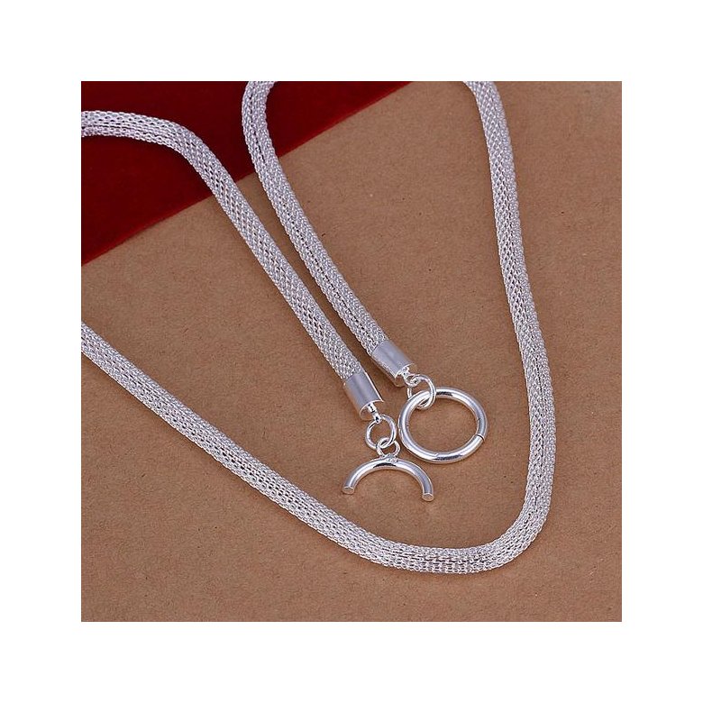 Wholesale Romantic Silver Heart Necklace TGSPN630 1