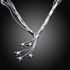 Wholesale Classic Silver Star Necklace TGSPN633 2 small