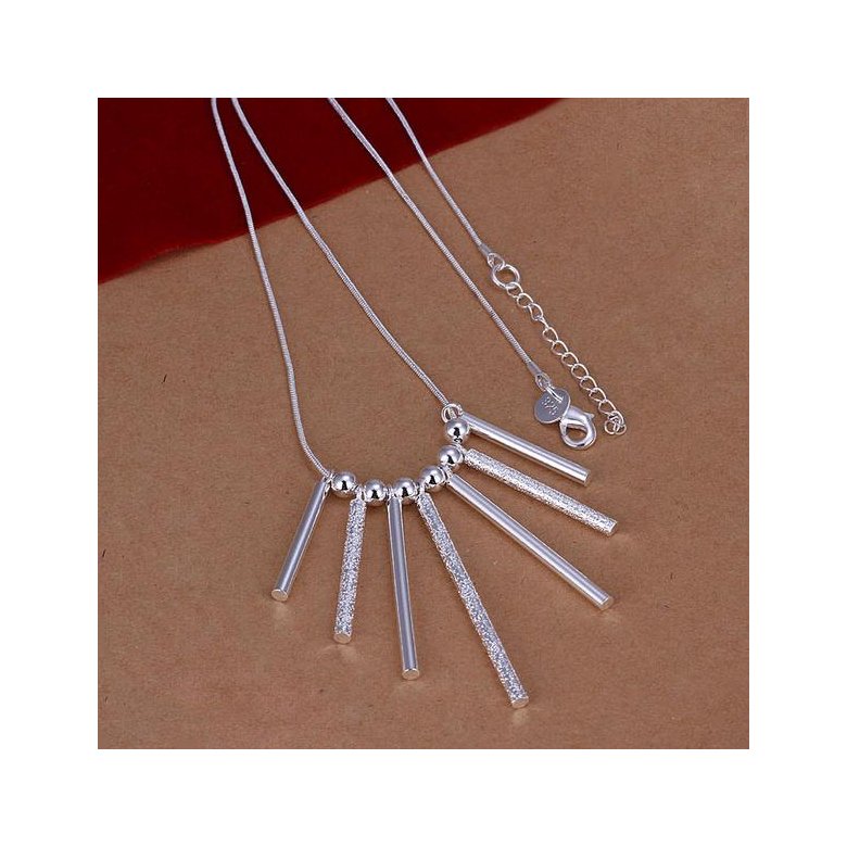 Wholesale Trendy Silver Cross Necklace TGSPN638 1