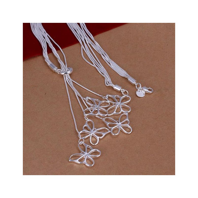 Wholesale Romantic Silver Animal Necklace TGSPN641 1