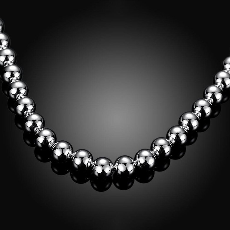 Wholesale Trendy Silver Ball Necklace TGSPN649 2
