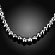 Wholesale Trendy Silver Ball Necklace TGSPN649 2 small