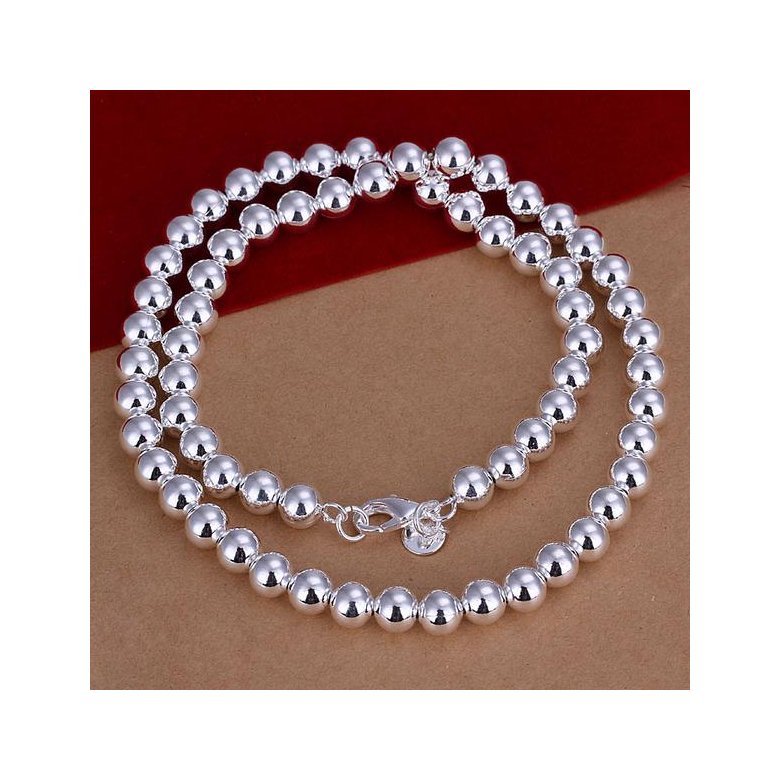 Wholesale Romantic Silver Ball Necklace TGSPN666 0
