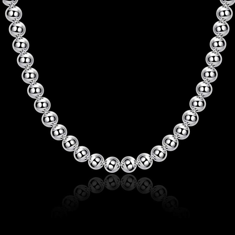 Wholesale Romantic Silver Ball Necklace TGSPN666 2