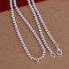 Wholesale Romantic Silver Round Necklace TGSPN669 1 small