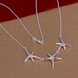 Wholesale Romantic Silver Star Necklace TGSPN680 0 small