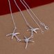 Wholesale Romantic Silver Star Necklace TGSPN680 1 small