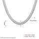 Wholesale Classic Silver Round Necklace TGSPN707 1 small
