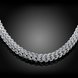 Wholesale Classic Silver Round Necklace TGSPN707 2 small