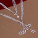 Wholesale Romantic Silver Star Necklace TGSPN724 0 small