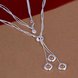 Wholesale Classic Silver Round Necklace TGSPN727 1 small