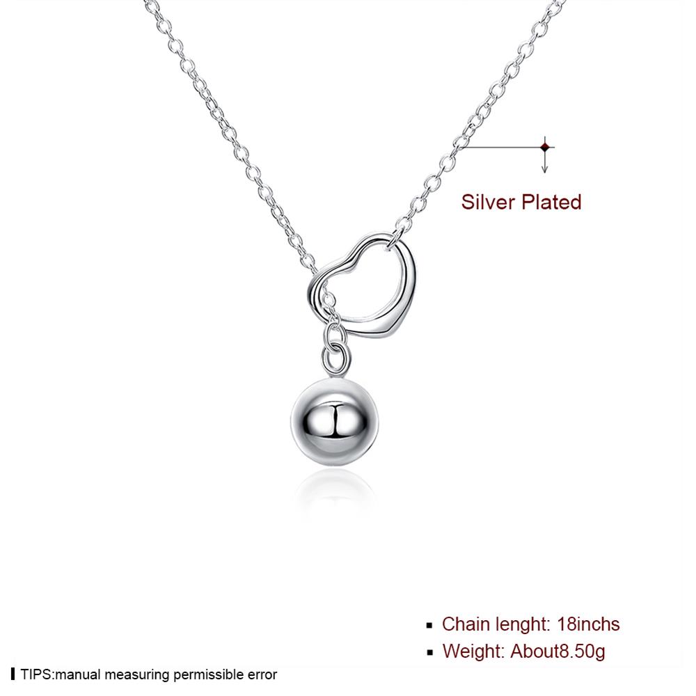 Wholesale Classic Silver Ball Necklace TGSPN736 1